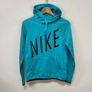 Nike Dri Fit Women's Turquoise Hooded Sweatshirt Size XS